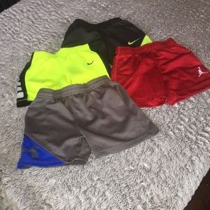 Set of 4 boys athletic shorts
